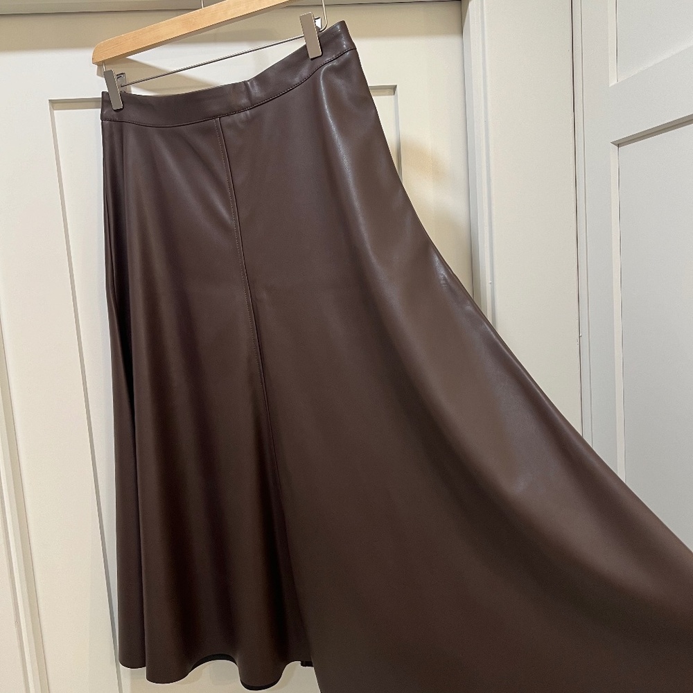 Buttery-soft Vegan Leather Skirt